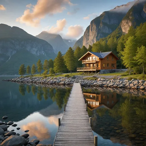 Aurland Norway hotels for refined fjordside stays