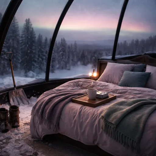 Glass igloo Norway stays for an elegant aurora escape